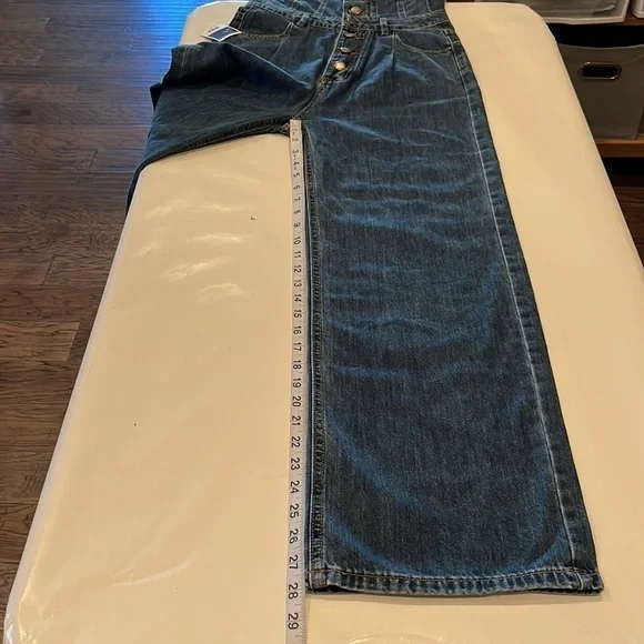 YKK Jeans Wide Leg High Rise NWT Size L - Picture 7 of 16